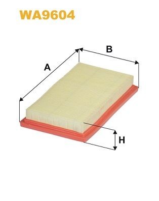 WIX FILTERS WA9604: Filtro aria