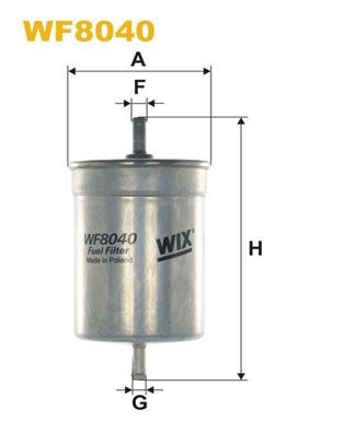 WIX FILTERS WF8040: Kütusefilter