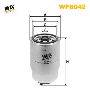 WIX FILTERS WF8042: Degvielas filtrs