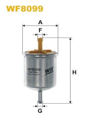 WIX FILTERS WF8099: Filtro carburante