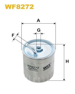 WIX FILTERS WF8272: Brandstoffilter