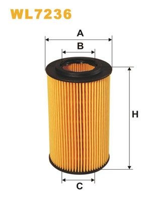 WIX FILTERS WL7236: Oliefilter