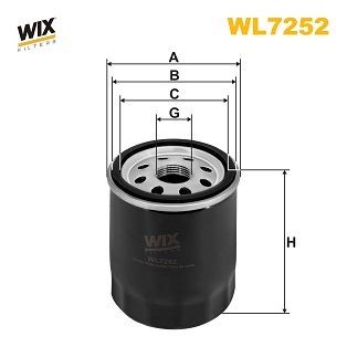 WIX FILTERS WL7252: Filtro olio