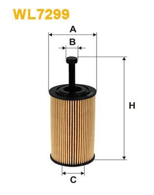 WIX FILTERS WL7299: Oliefilter