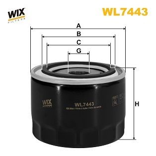WIX FILTERS WL7443: Olajszűrő