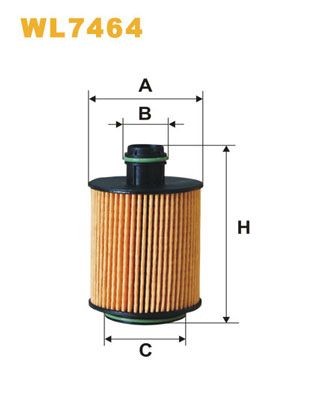WIX FILTERS WL7464: Oliefilter