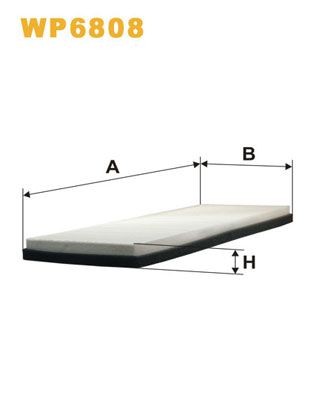 WIX FILTERS WP6808: Interieurfilter Stoffilter