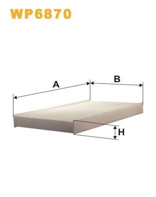 WIX FILTERS WP6870: Filtro abitacolo Filtro particellare