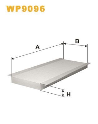 WIX FILTERS WP9096: Interieurfilter Stoffilter