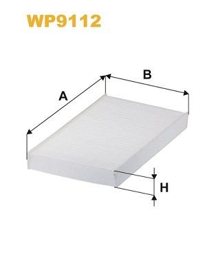 WIX FILTERS WP9112: Innenraumfilter Partikelfilter