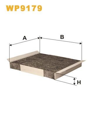 WIX FILTERS WP9179: Pollenfilter Aktivkulfilter