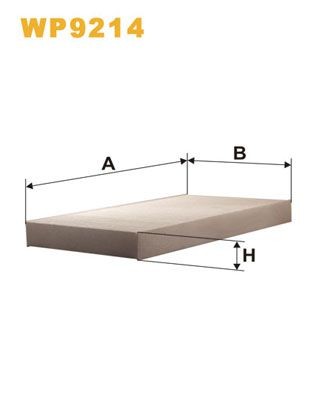 WIX FILTERS WP9214: Filtro abitacolo Filtro particellare