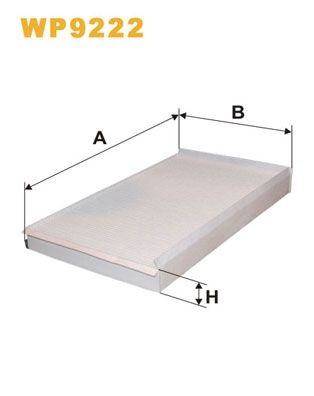 WIX FILTERS WP9222: Filtre d'habitacle Filtre à particules
