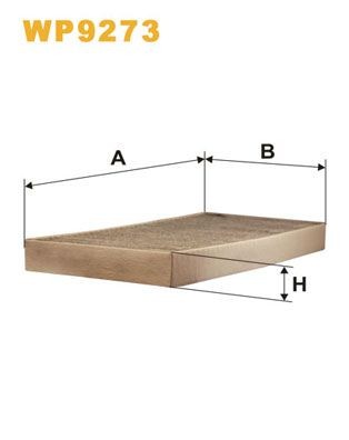 WIX FILTERS WP9273: Filtro abitacolo Filtro al carbone attivo