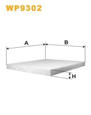 WIX FILTERS WP9302: Filter vnútorného priestoru filter castic