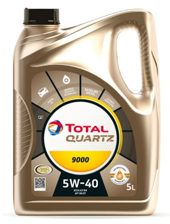 TotalEnergies 2198275: Motorolje 5l, 5W-40 Quartz, 9000