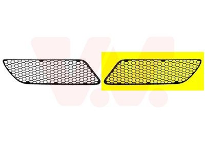 VAN WEZEL 0148591: Ventilatiegrille, bumper ** Equipart ** Links voor