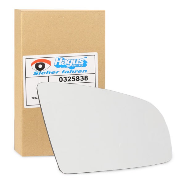VAN WEZEL 0325838: Spoguļstikls, Ārējais atpakaļskata spogulis * HAGUS * pa labi