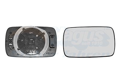 VAN WEZEL 0620838: Κρύσταλλο καθρέφτη, εξωτ. καθρέφτης * HAGUS * δεξιά