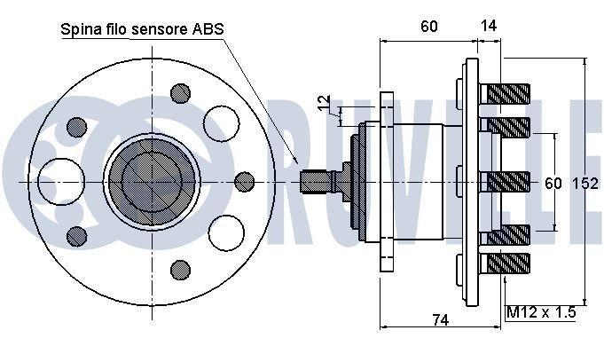 RUVILLE 935284: Tukivarsi Teräslevy