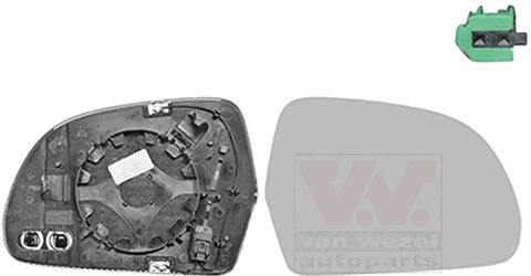 VAN WEZEL 0334866U: Κρύσταλλο καθρέφτη, εξωτ. καθρέφτης * HAGUS * δεξιά
