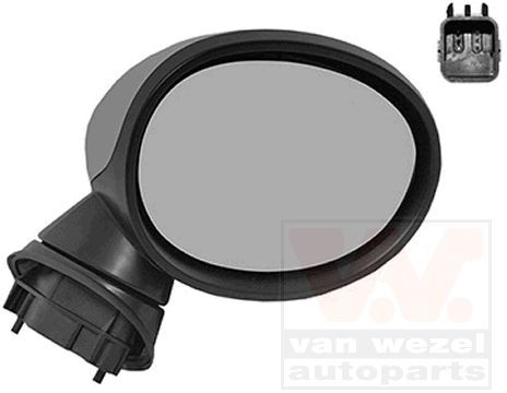 VAN WEZEL 0518808: Ārējais atpakaļskata spogulis * HAGUS * pa labi