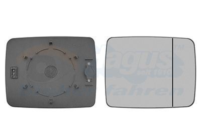 VAN WEZEL 3099838: Spoguļstikls, Ārējais atpakaļskata spogulis * HAGUS * pa labi