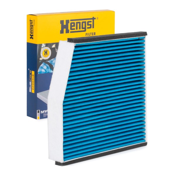 HENGST FILTER E2993LB: Szűrő, utastér levegő biofunkcionális beltérszűrő, pollenszűrő, aktívszén szűrő, antibakteriális hatással, vírusgátló hatással