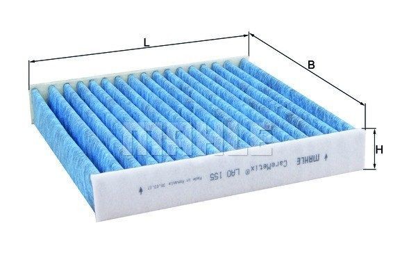 MAGNETI MARELLI 154072426127: Interieurfilter Filter insert, Buitenluchtfilter