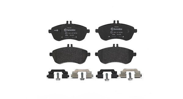 MAGNETI MARELLI 363700450070: Bromsbelägg med bromsoksskruvar