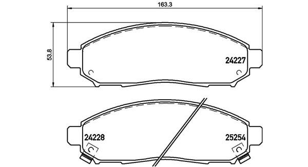 MAGNETI MARELLI 363700456096: Plaquettes de frein