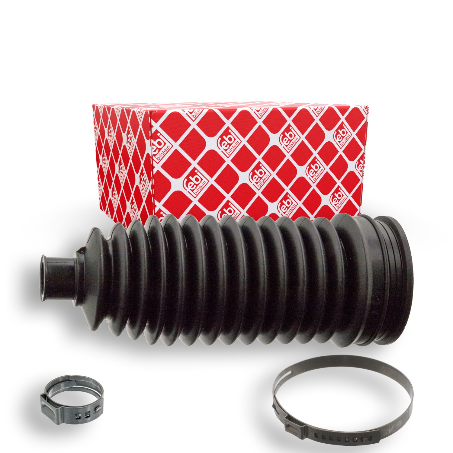 FEBI BILSTEIN 102065: Kaitsekummikomplekt, rooliseade esisild vasakul, koos kammitsatega