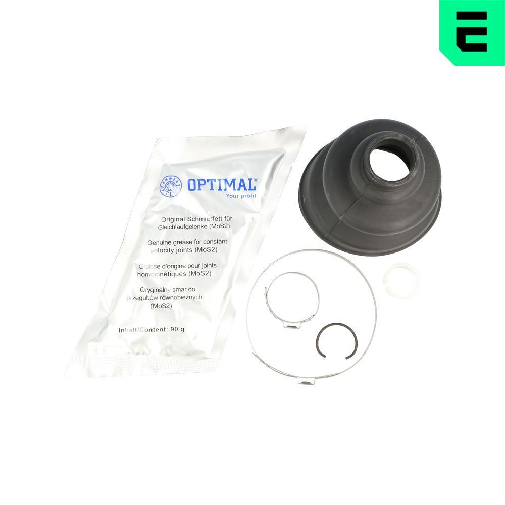 OPTIMAL CVB-10499CR: Faltenbalgsatz, Antriebswelle Gummi