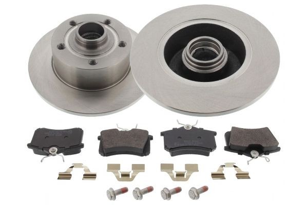 MAPCO 47866: Remschijven en blokken Achteras, Ø: 245mm, volledig