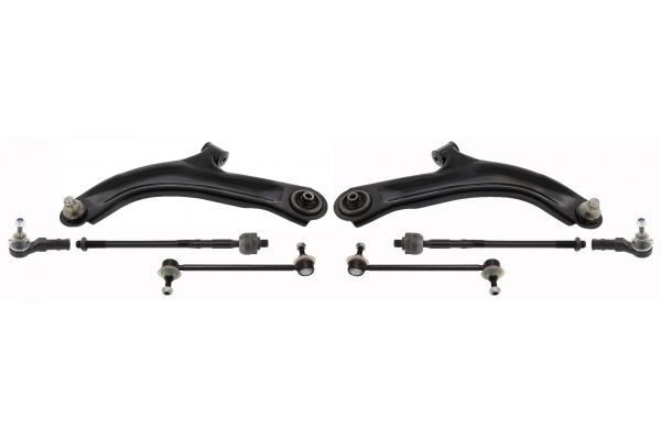 MAPCO 53134: Комплект носачи на предната ос отляво, на предната ос отдясно, с аксиален шарнир, със съединителна щанга