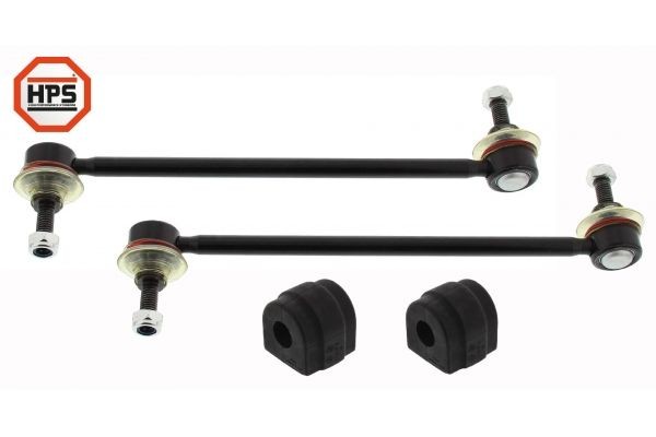 MAPCO 53700/4HPS: Kit de réparation, suspension du stabilisateur des deux côtés de l'essieu avant, avec bielle/barre de poussée