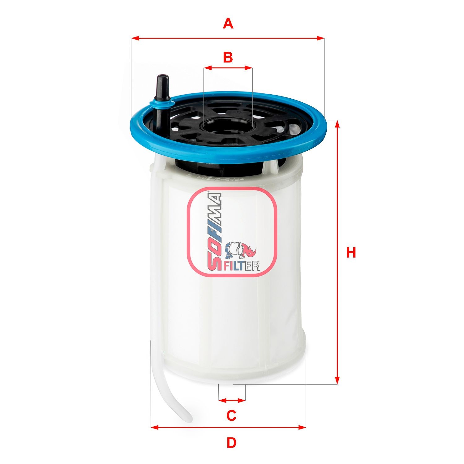 SOFIMA S 6079 NE: Brændstof-filter