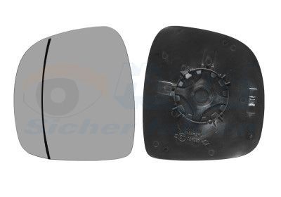 VAN WEZEL 3080837: Spoguļstikls, Ārējais atpakaļskata spogulis * HAGUS * pa kreisi