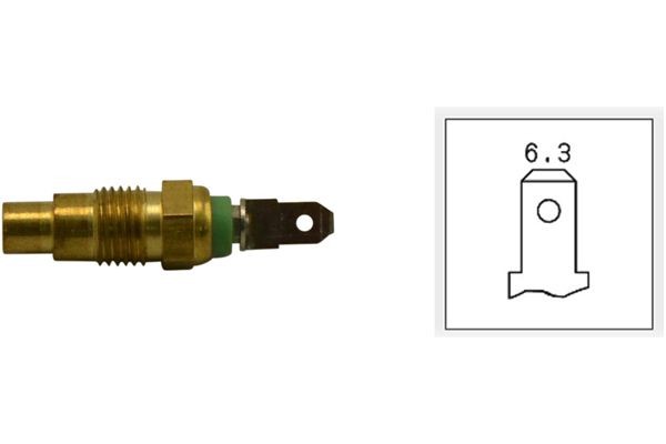 KAVO PARTS ECT-6506: Senzor, temperatura lichid de racire M12x1,25mm