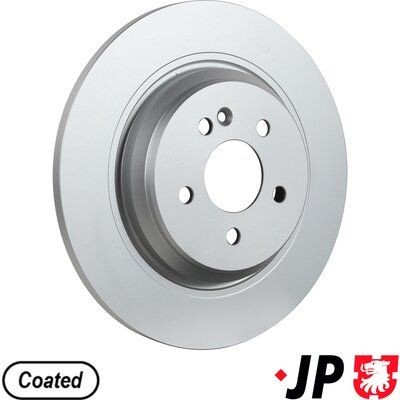 JP GROUP 1363201200: Bremseskive JP bagaksel, Ø: 331mm, fuldstændigt, Ø: 331mm, coatet