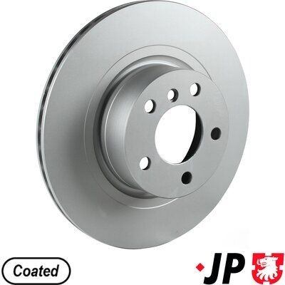 JP GROUP 1463205200: Bromsskiva JP Bakaxel, Ø: 330mm, ventilerad invändigt, Ø: 330mm, belagd