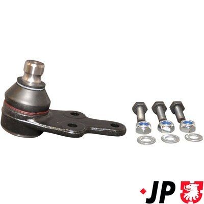 JP GROUP 1540302000: Zvislý / nosný čap JP predna naprava vlavo, Predna naprava vpravo, s prislusenstvom