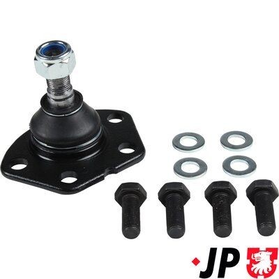 JP GROUP 4140301100: Pallonivel JP Etuakseli, vasen, Etuakseli, oikea, Alla, Tarvikkeilla