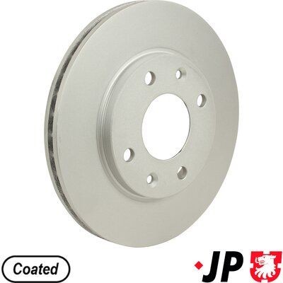 JP GROUP 4163100600: Féktárcsa JP elsőtengely, Ø: 247mm, Szellőztetett, Ø: 247mm, bevonatolt
