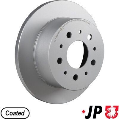 JP GROUP 4163200900: Спирачен диск JP задна ос, Ø: 280mm, плътен, Ø: 280mm, с покритие