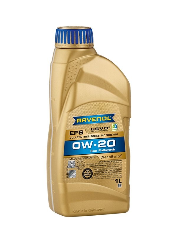 RAVENOL 1111105-001-01-999: Motorový olej RAVENOL EFS SAE 0W-20 1l, 0W-20 EFS, EcoFullSynth
