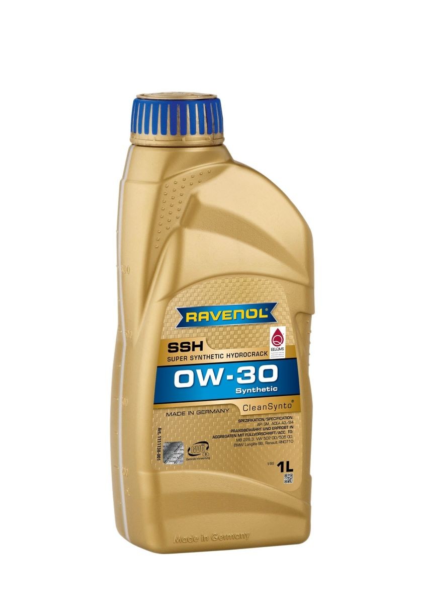 RAVENOL 1111138-001-01-999: Huile moteur RAVENOL SSH SAE 0W-30 1I, 0W-30 SSH