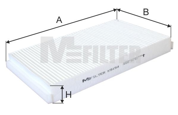 MFILTER K 9154: Филтър купе поленов филтър