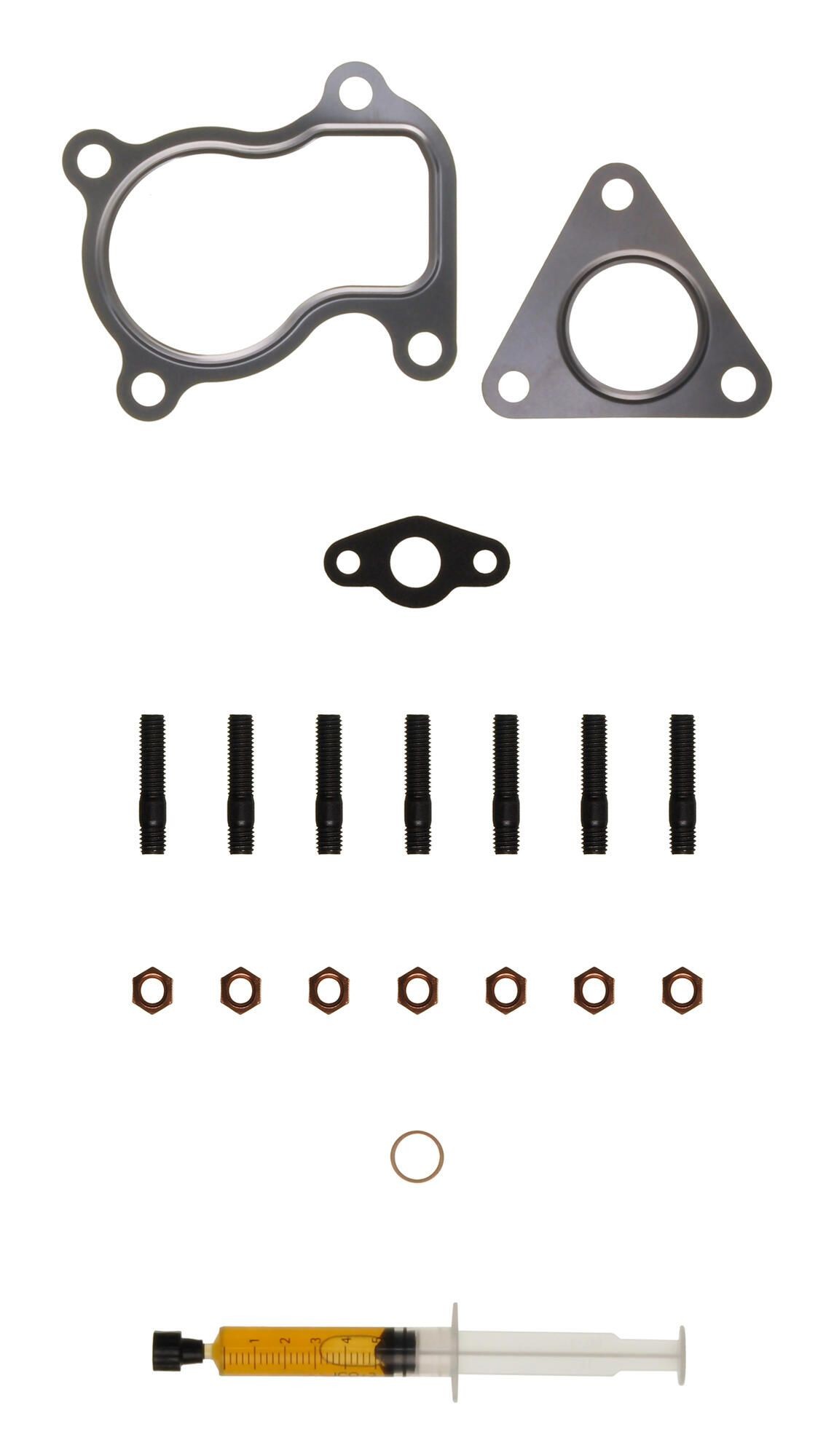 ALANKO 10920477: Monteringsats, Turbo med packningar, Med pinnskruvar, med mutter, med monteringsanvisning