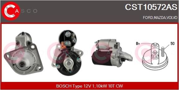 CASCO CST10572AS: Starter 1,10kW